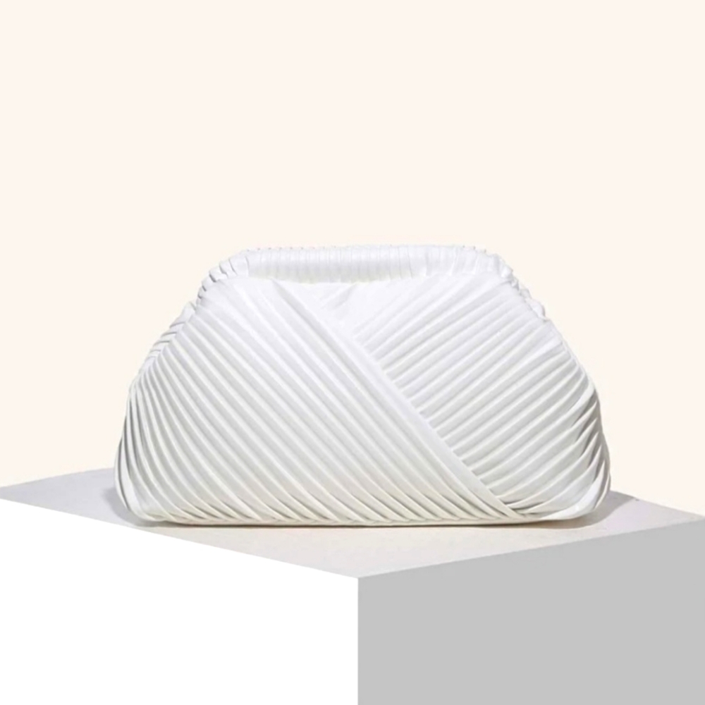 Minimalist Ruched Bag (Clutch)